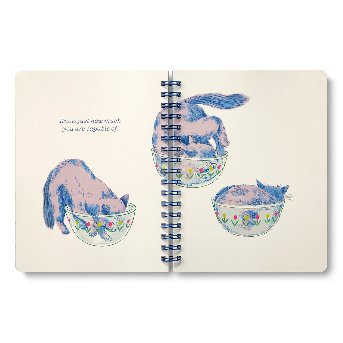 Be Who You Are. Love What You Love. Spiral Notebook