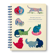 Be Who You Are. Love What You Love. Spiral Notebook
