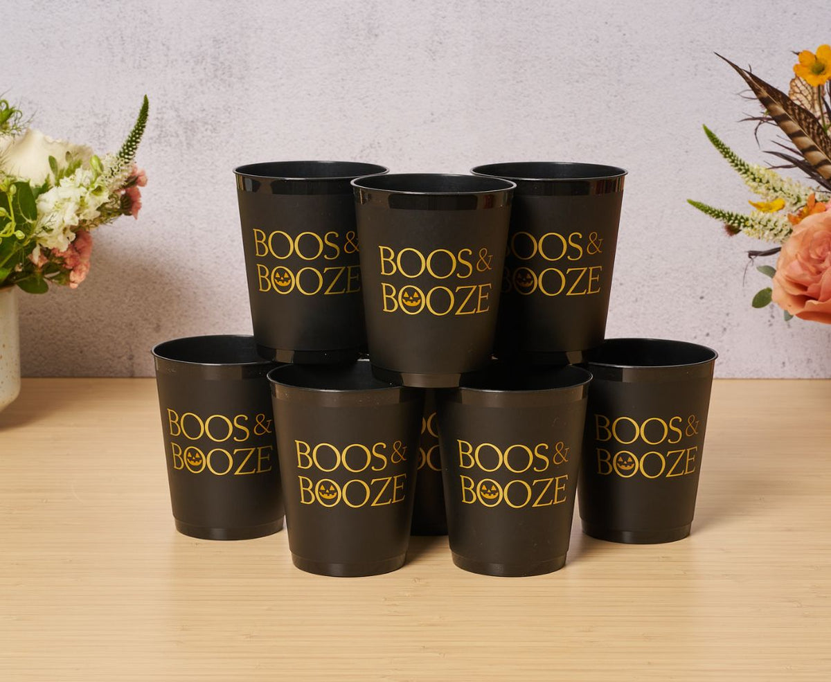 Boos & Booze Frost Flex Cups - 8 Pack