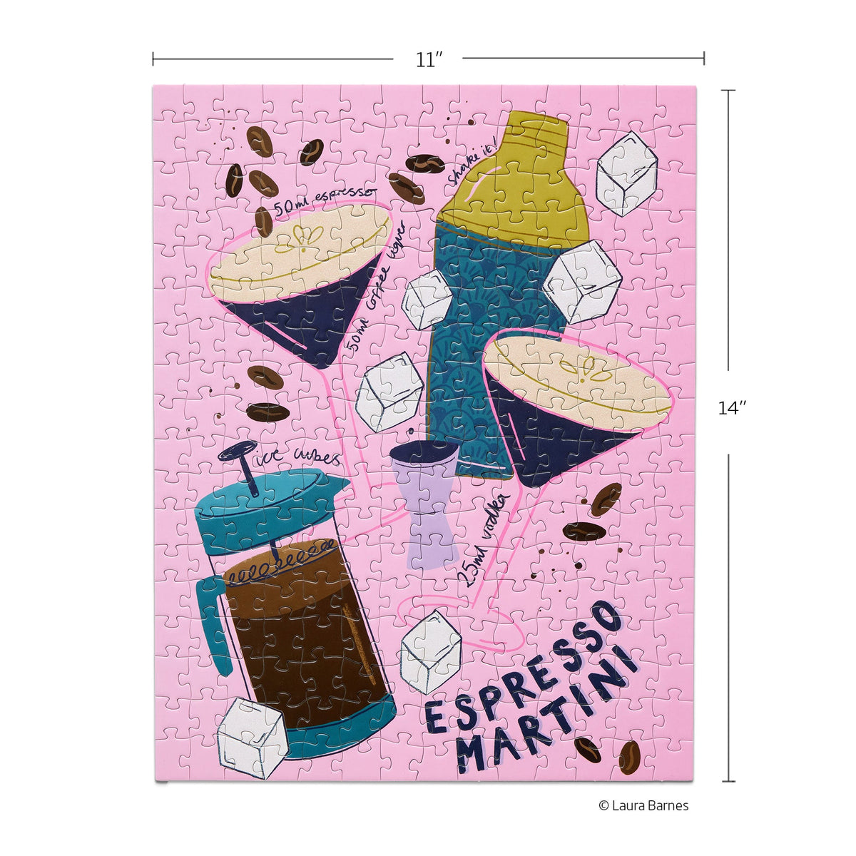 Cocktail Classics Set Of 3 Puzzles