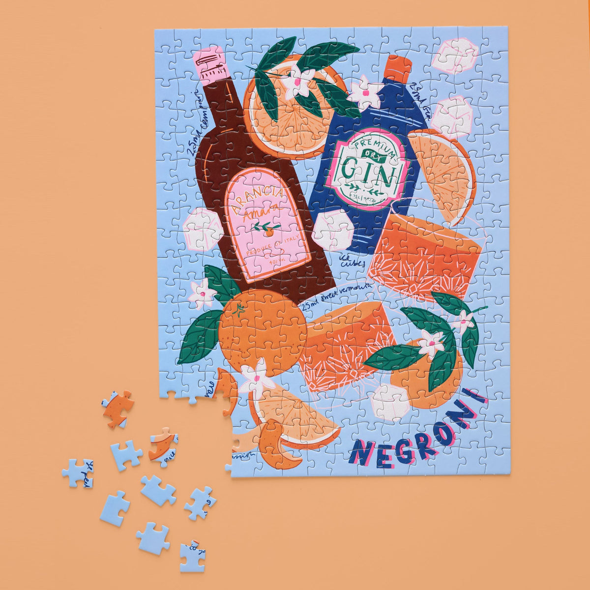 Cocktail Classics Set Of 3 Puzzles