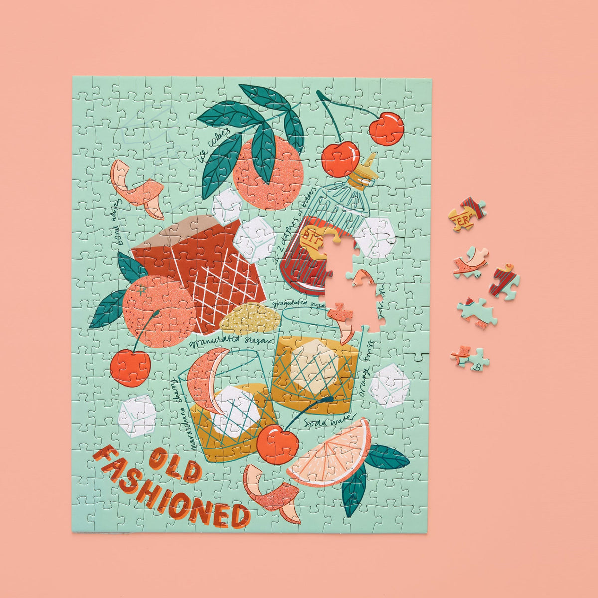 Cocktail Classics Set Of 3 Puzzles