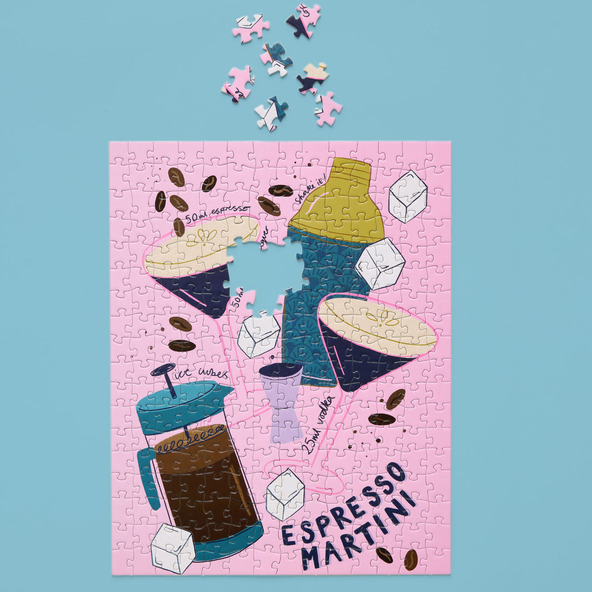 Cocktail Classics Set Of 3 Puzzles