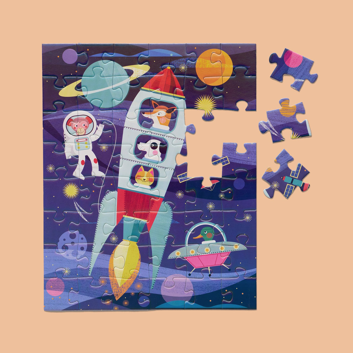 Space Explorers 48 pc Puzzle Snax