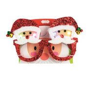 Santa Christmas Light-Up Glasses