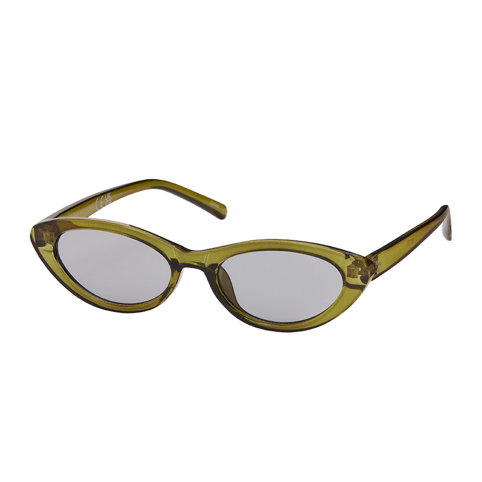 Rose Oval Sunglasses - Olive