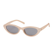 Rose Oval Sunglasses - Cream