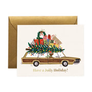 Jolly Holiday Wagon Boxed Cards
