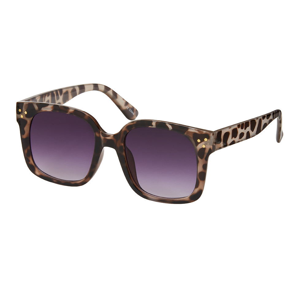 Rose Square Sunglasses - Gray Tortoise