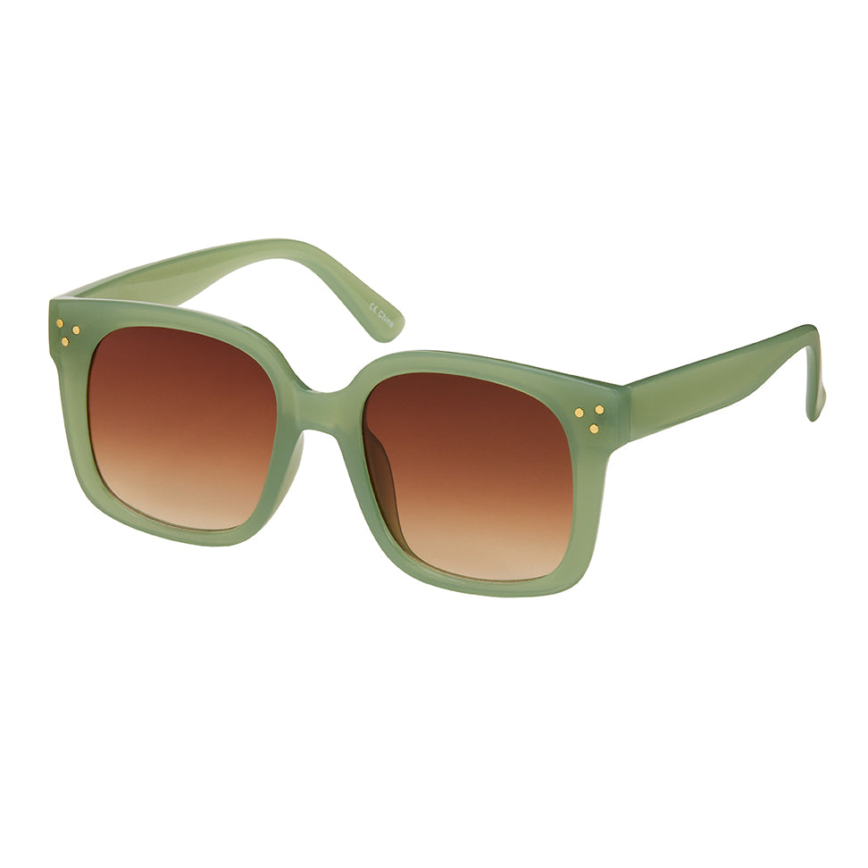 Rose Square Sunglasses - Green