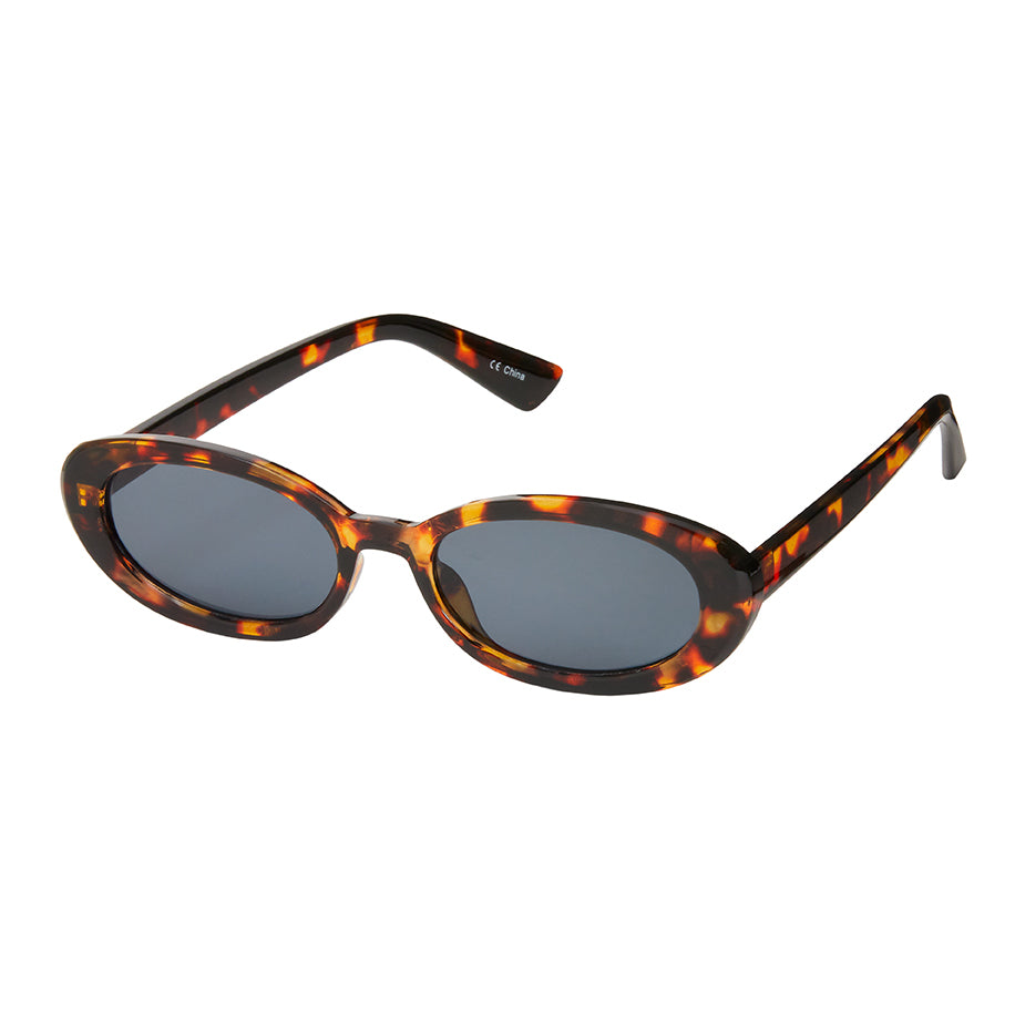 Rose Mini Oval Sunglasses - Tortoise