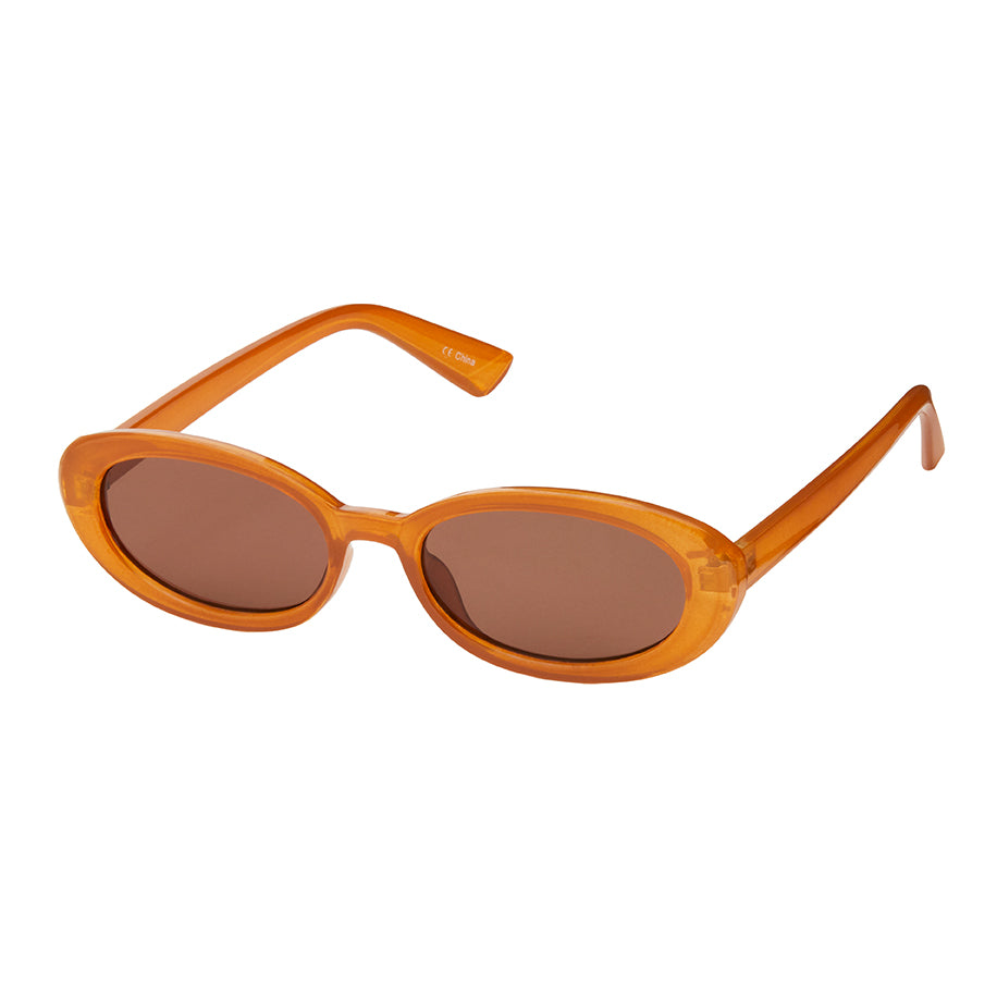 Rose Mini Oval Sunglasses - Orange