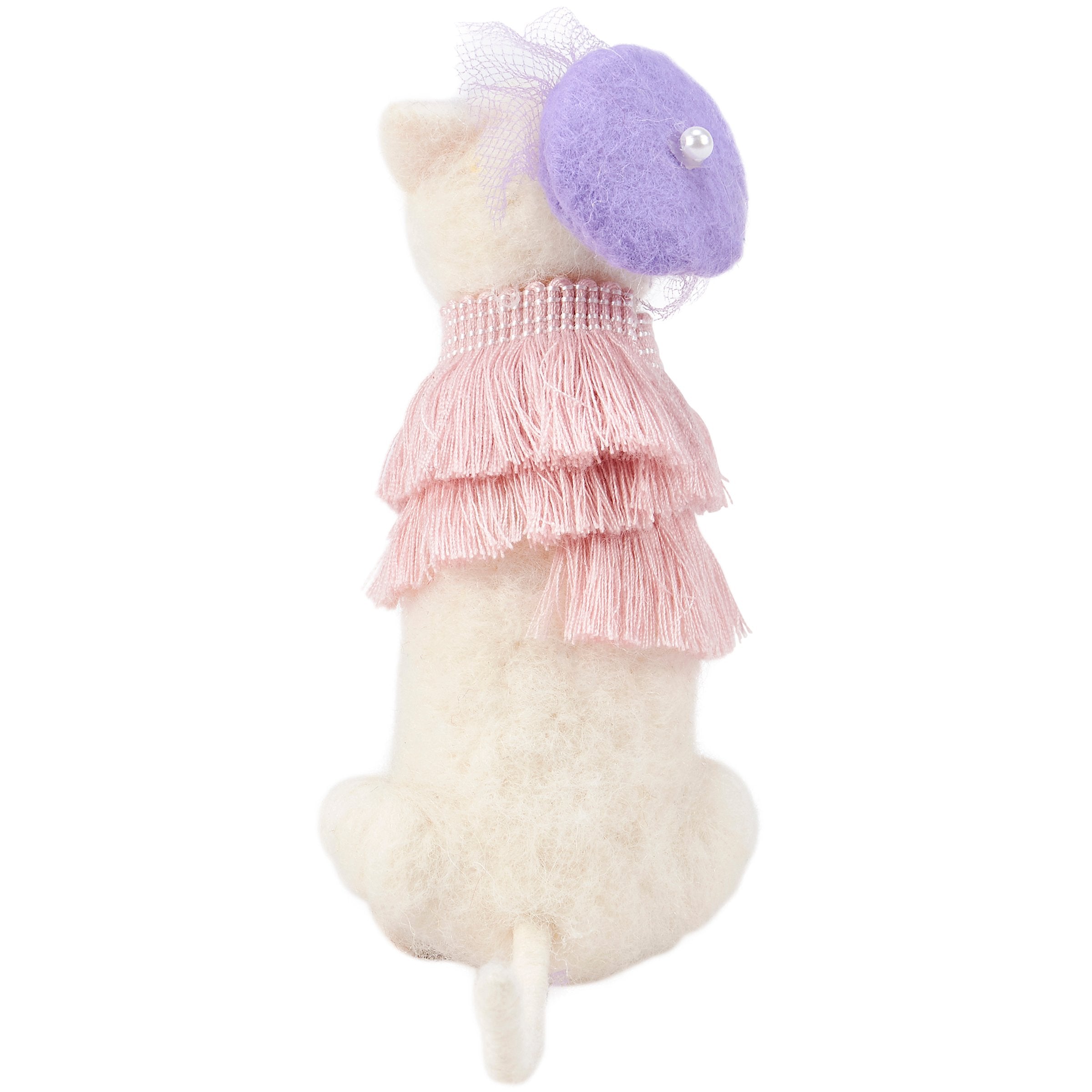 Flapper Dress Dog Felt Sitter