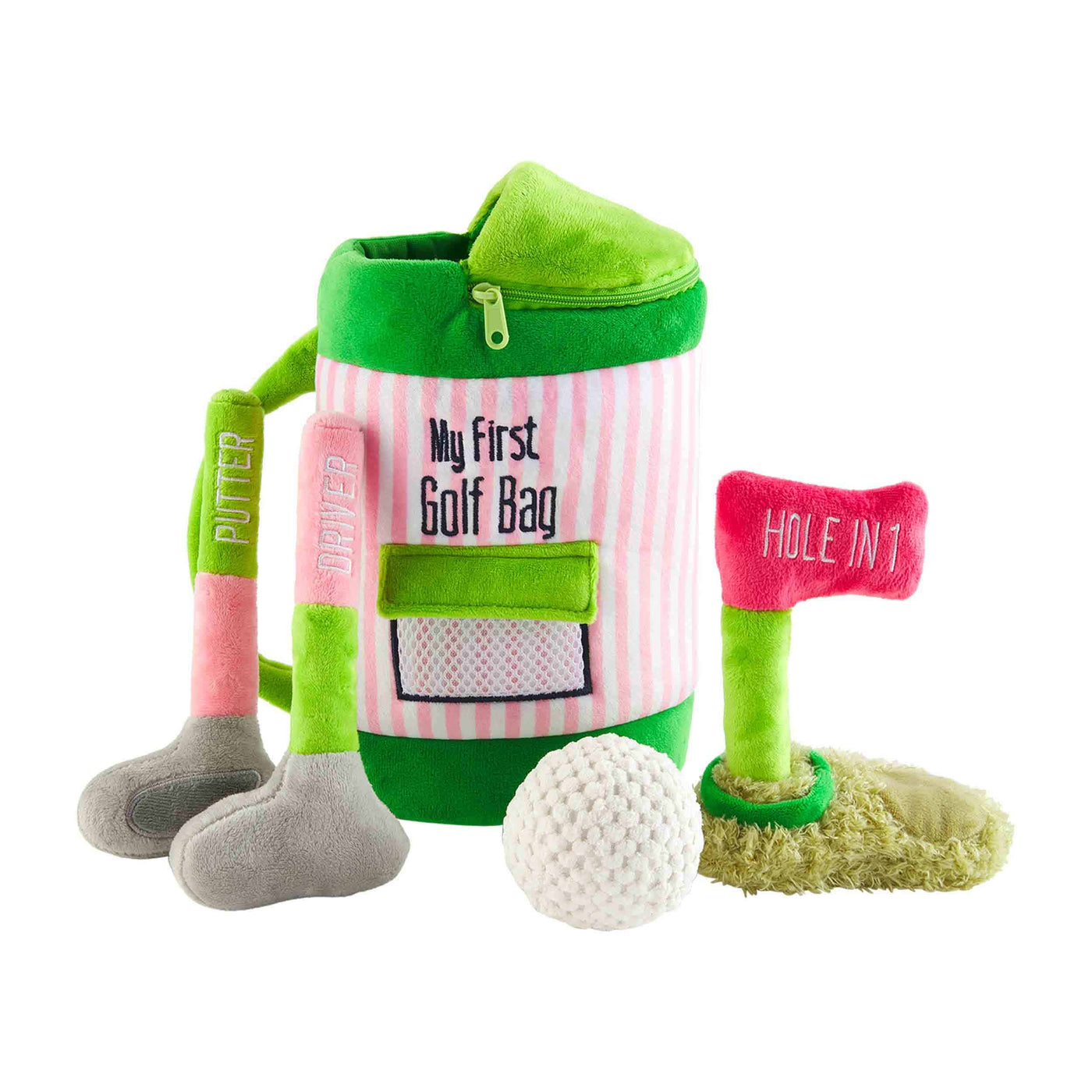 My Golf Bag Plush Set - Pink