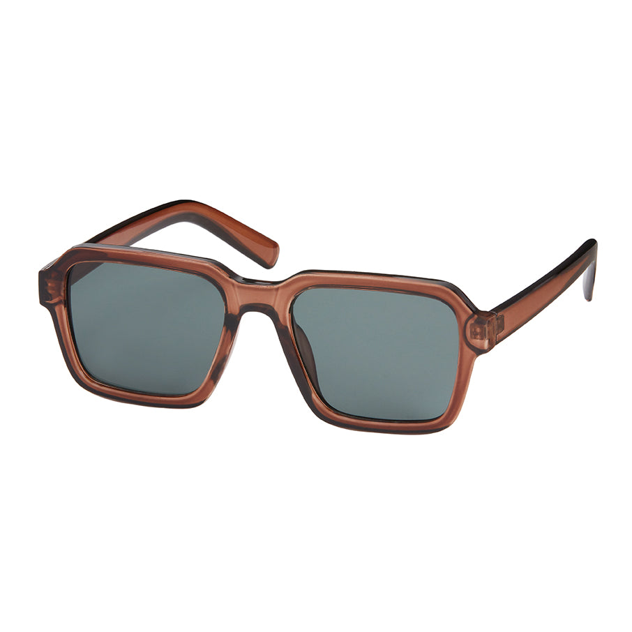 Heritage Iconic Square Sunglasses - Chocolate Brown