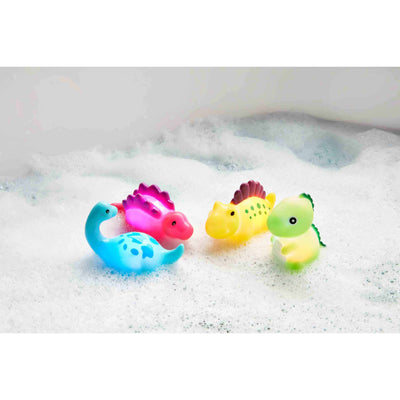 Dinosaur Light-Up Bath Toy Set