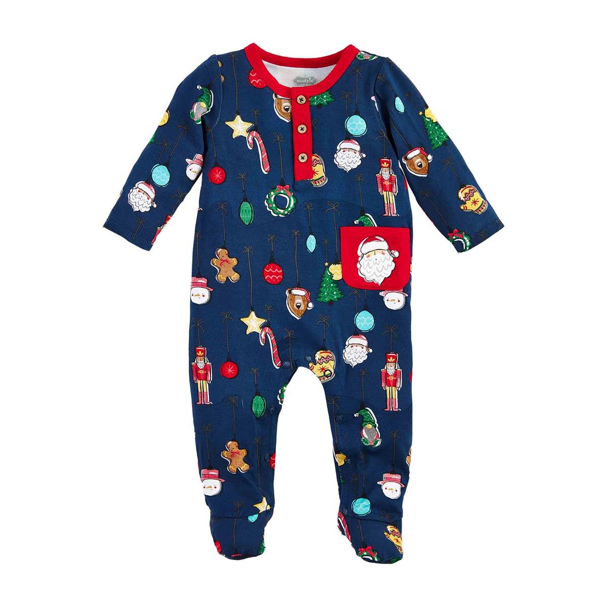 Christmas Ornament Sleeper - Navy