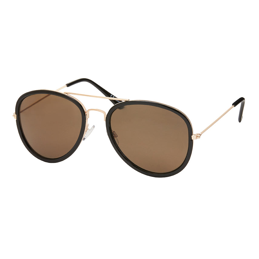 Weekend Sunglasses - Gold With Brown Lenses