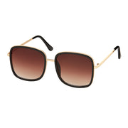 Jade O/S Square Sunglasses - Black