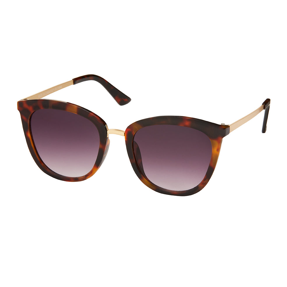 Jade Cat Eye Sunglasses - Amber Tortoise