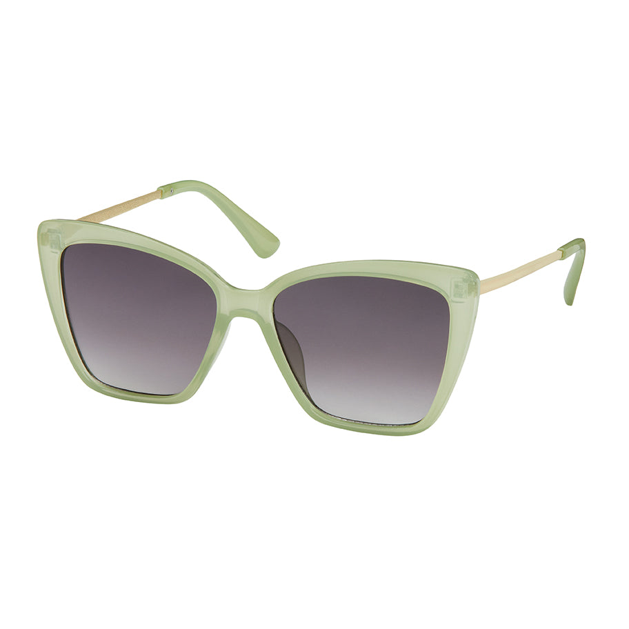 Jade Collection - Square Metal Aviator Sunglasses