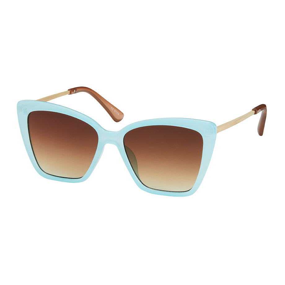 Jade Collection - Square Metal Aviator Sunglasses