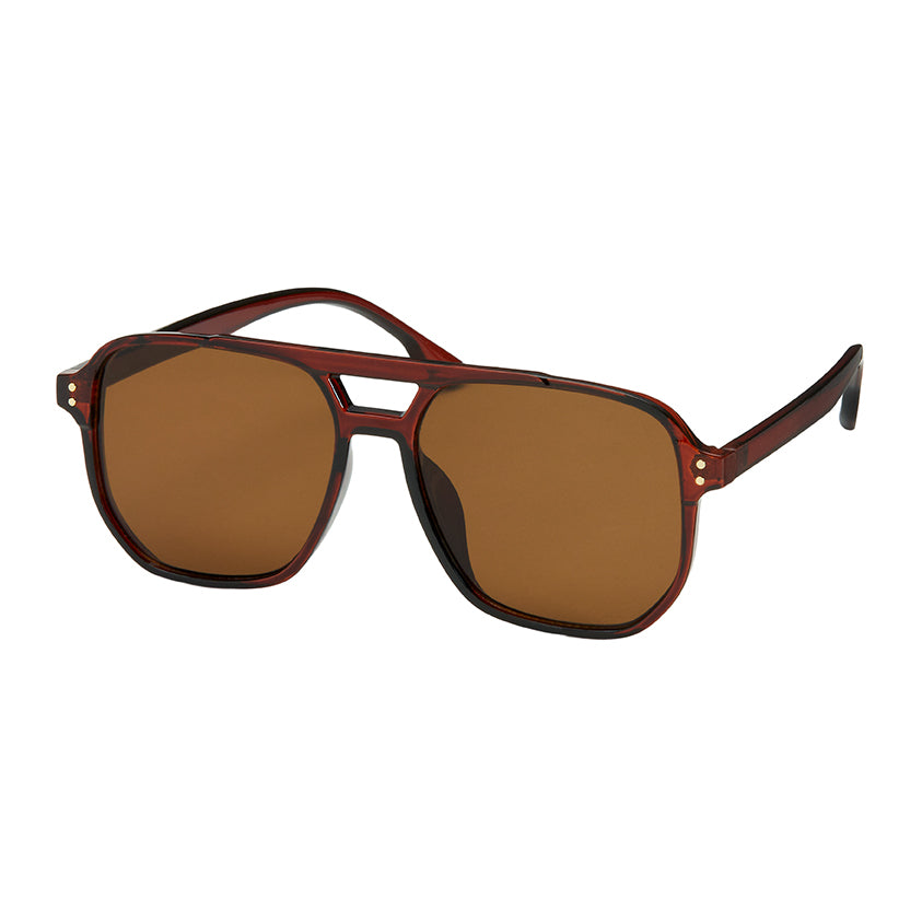 Heritage Square Aviator Sunglasses - Cherry