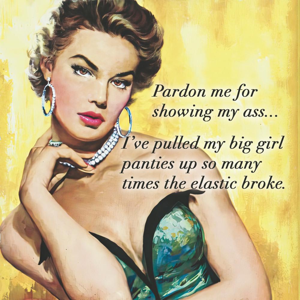 Pardon Me Beverage Napkin - Just Fabulous Palm Springs