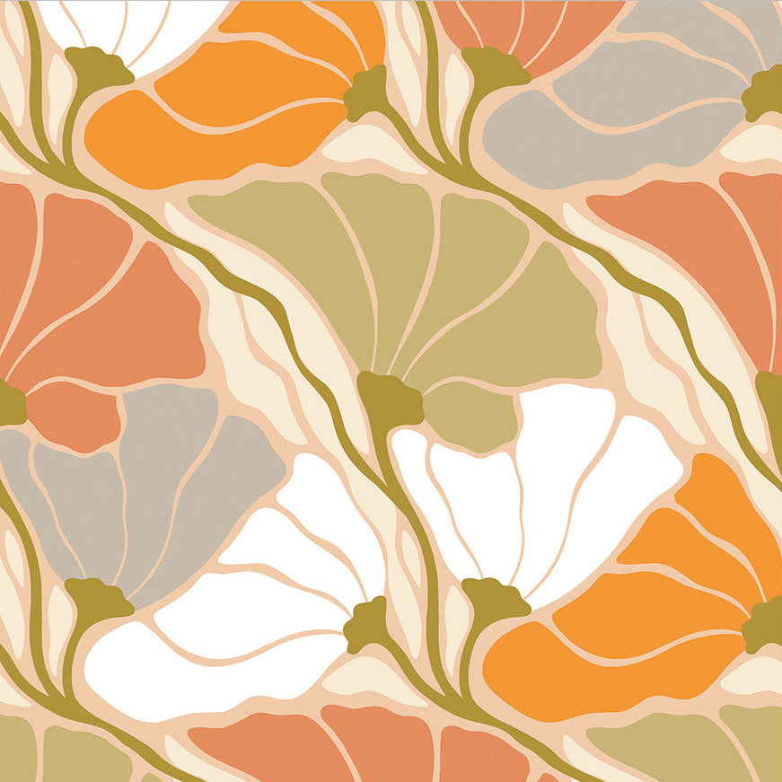 Eugenie Orange Beverage Napkins