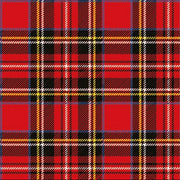 Scottish Red Plaid Beverage Napkins