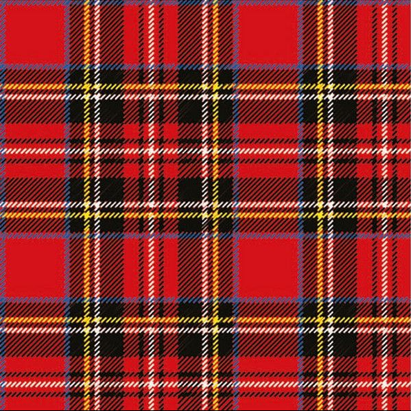 Scottish Red Plaid Lunch Napkins