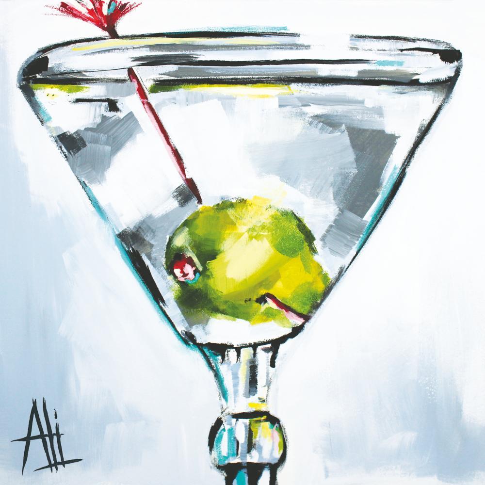 The Art Of The Martini Beverage Napkins - Just Fabulous Palm Springs