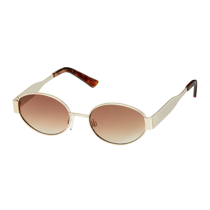 Jade Collection - Metal Oval Sunglasses