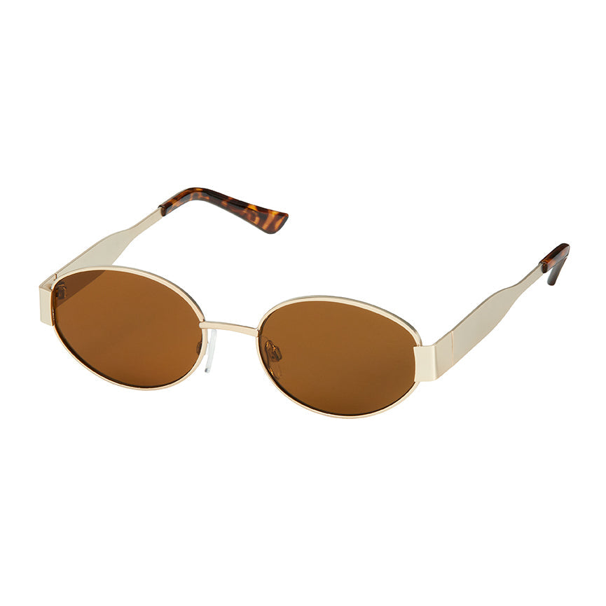 Jade Collection - Metal Oval Sunglasses