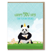 Plow Cupcakes Birthday Card