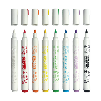 Vivid Pop! Water Based Paint Markers - Set of 8