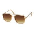 Jade Collection - Modern Square Aviator Sunglasses