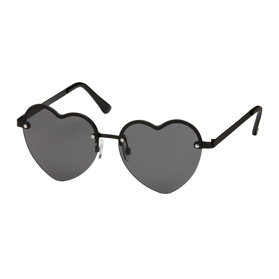Jade Collection - Rimless Heart Sunglasses