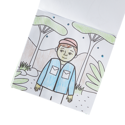Carry Along Coloring Book Set - On Safari