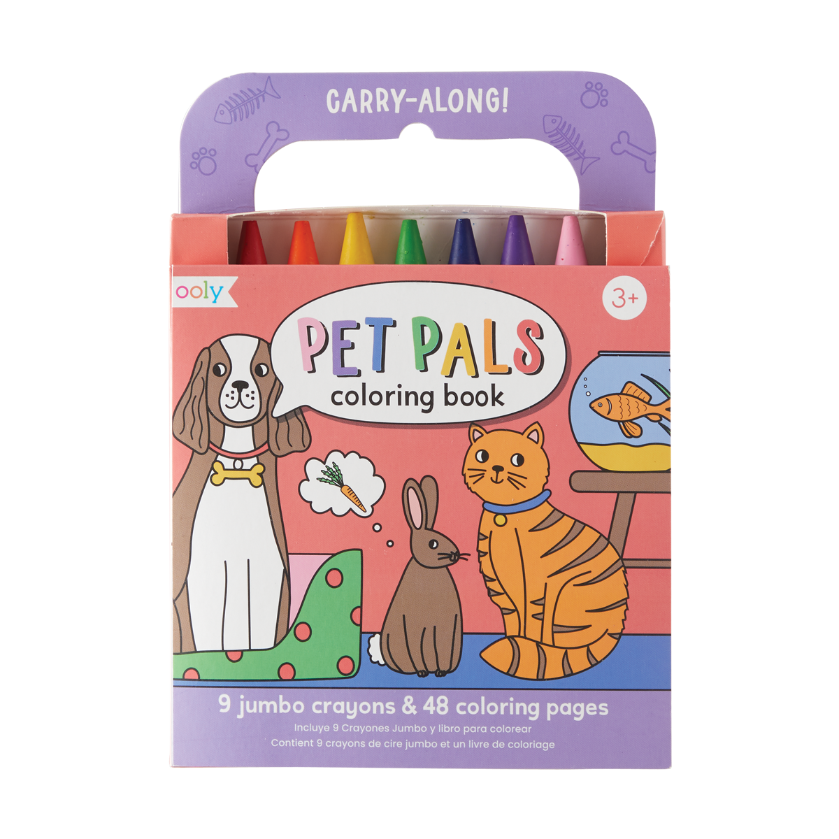 Carry Along Coloring Book Set - Pet Pals