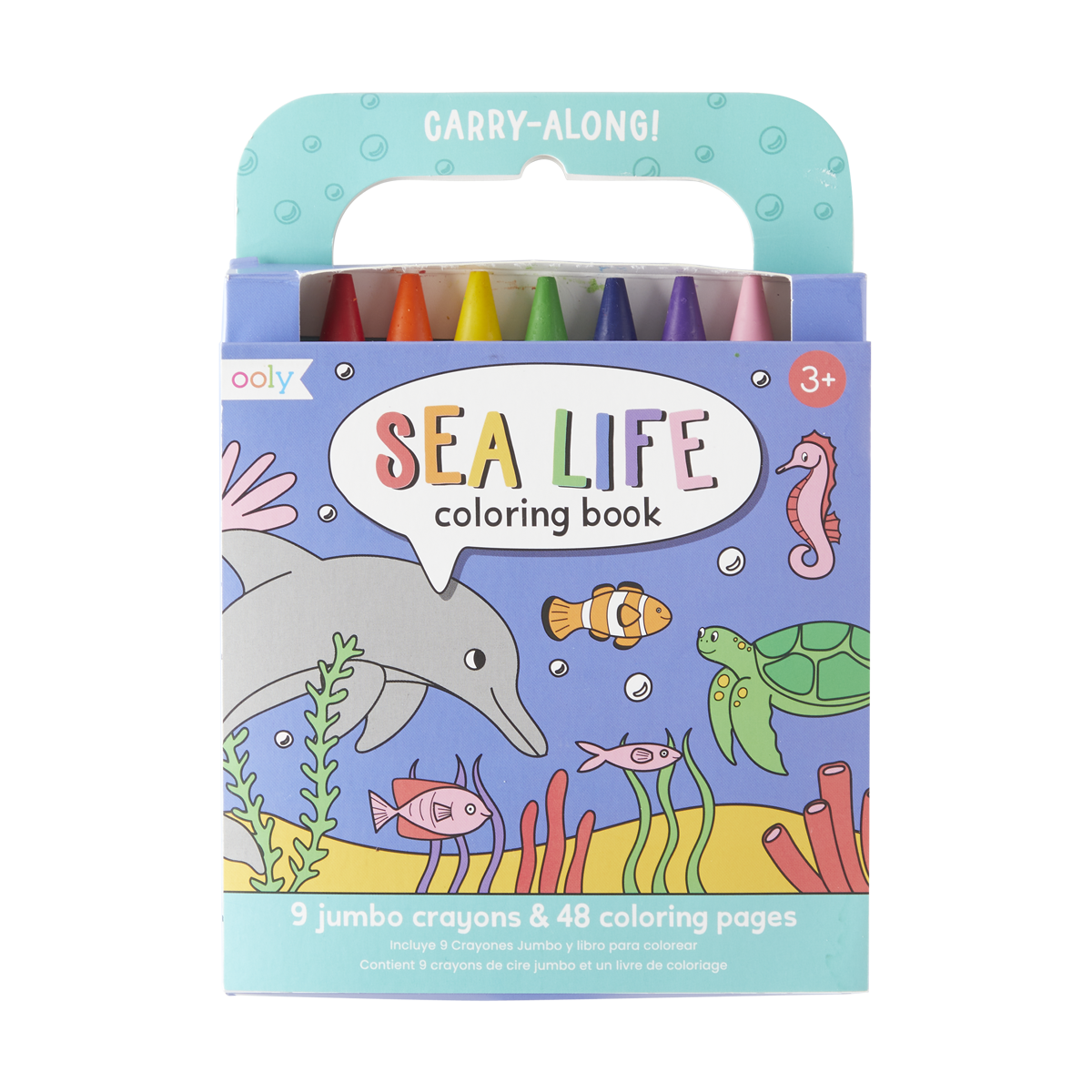 Carry Along Coloring Book Set - Sea Life - Just Fabulous Palm Springs