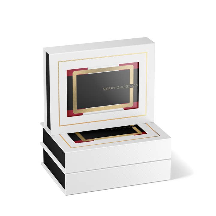 Santa's Belt Boxed Blank Cards