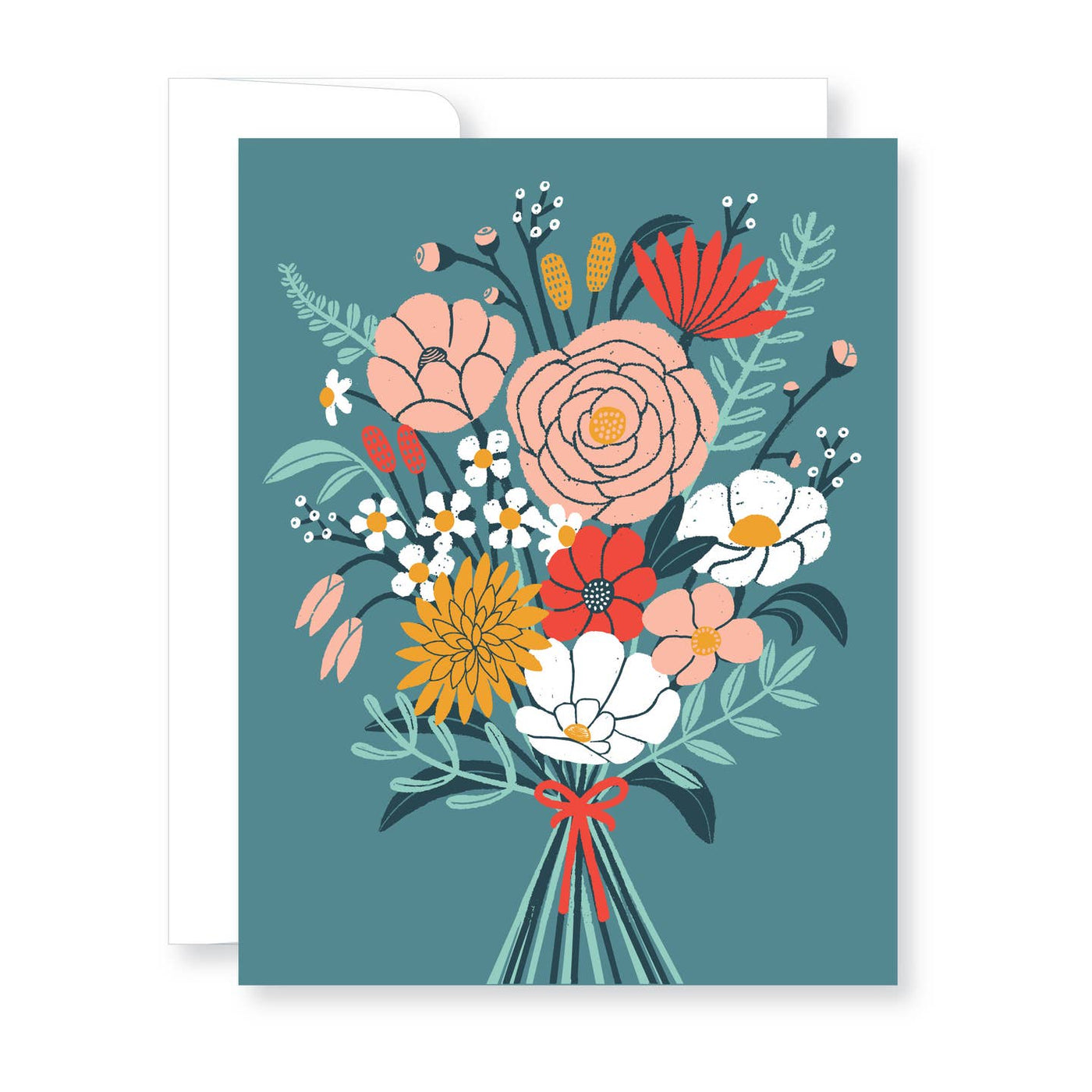 Bouquet Blank Notecard