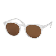 Heritage Round Keyhole Sunglasses - Clear