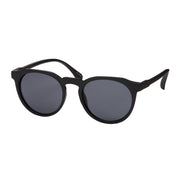 Heritage Round Keyhole Sunglasses - Black
