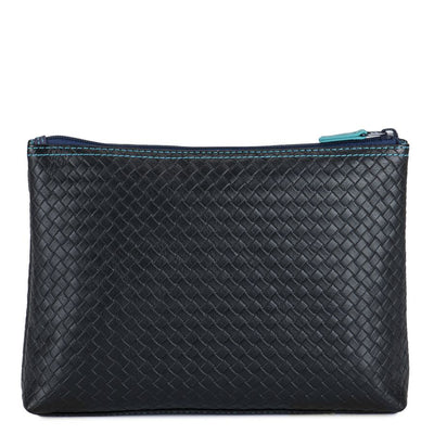 Embossed Large Make Up Case - Black Pace