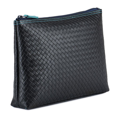 Embossed Large Make Up Case - Black Pace