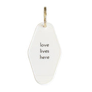 Love Lives Here Key Tag