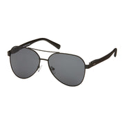 Weekend Glam Aviator Sunglasses - All Black