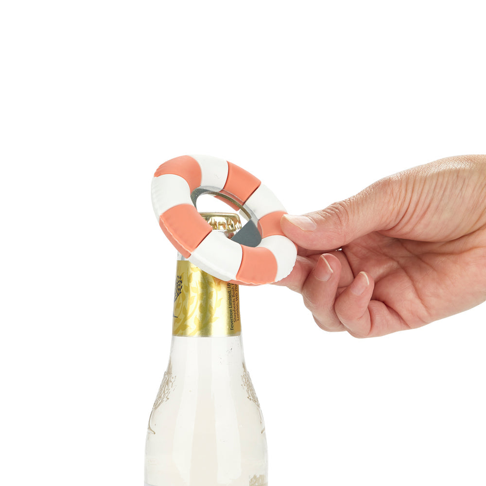 Pool Float Bottle Opener - Coral
